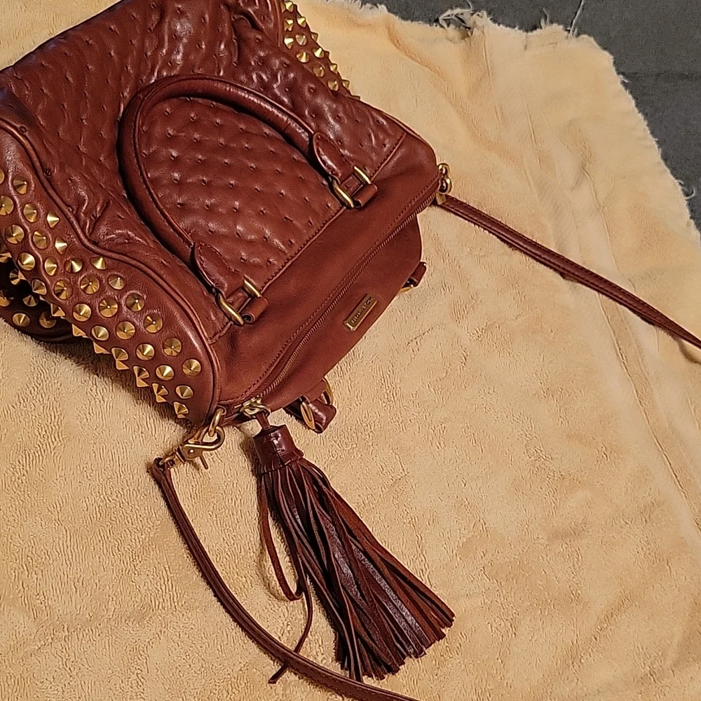 EUC Rebecca Minkoff satchel in excellent condition! Has a cheetah print interior - Picture 10 of 10